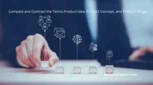 Compare and Contrast the Terms Product Idea Product Concept and Product Image